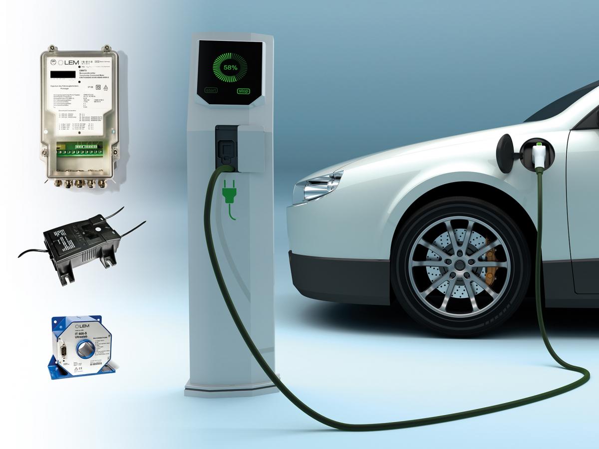 LEM для применения в зарядных станциях электромобилей