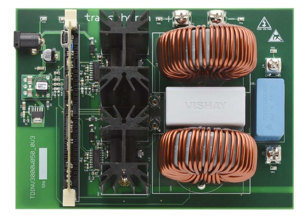 Оценочная платформа TDINV3000W050-KIT однофазного инвертора GaN 3,0 кВт от Transphorm