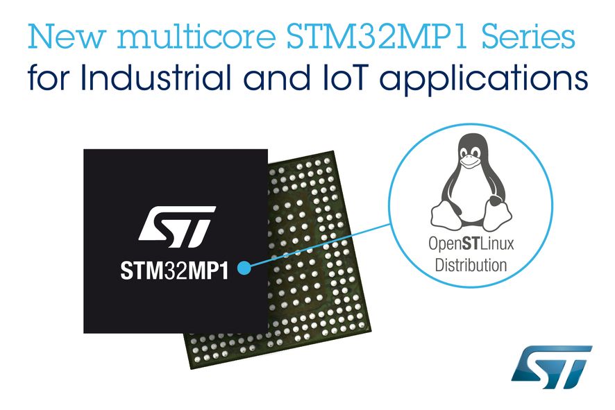 Серия микроконтроллеров STM32MP1 STMicroelectronics